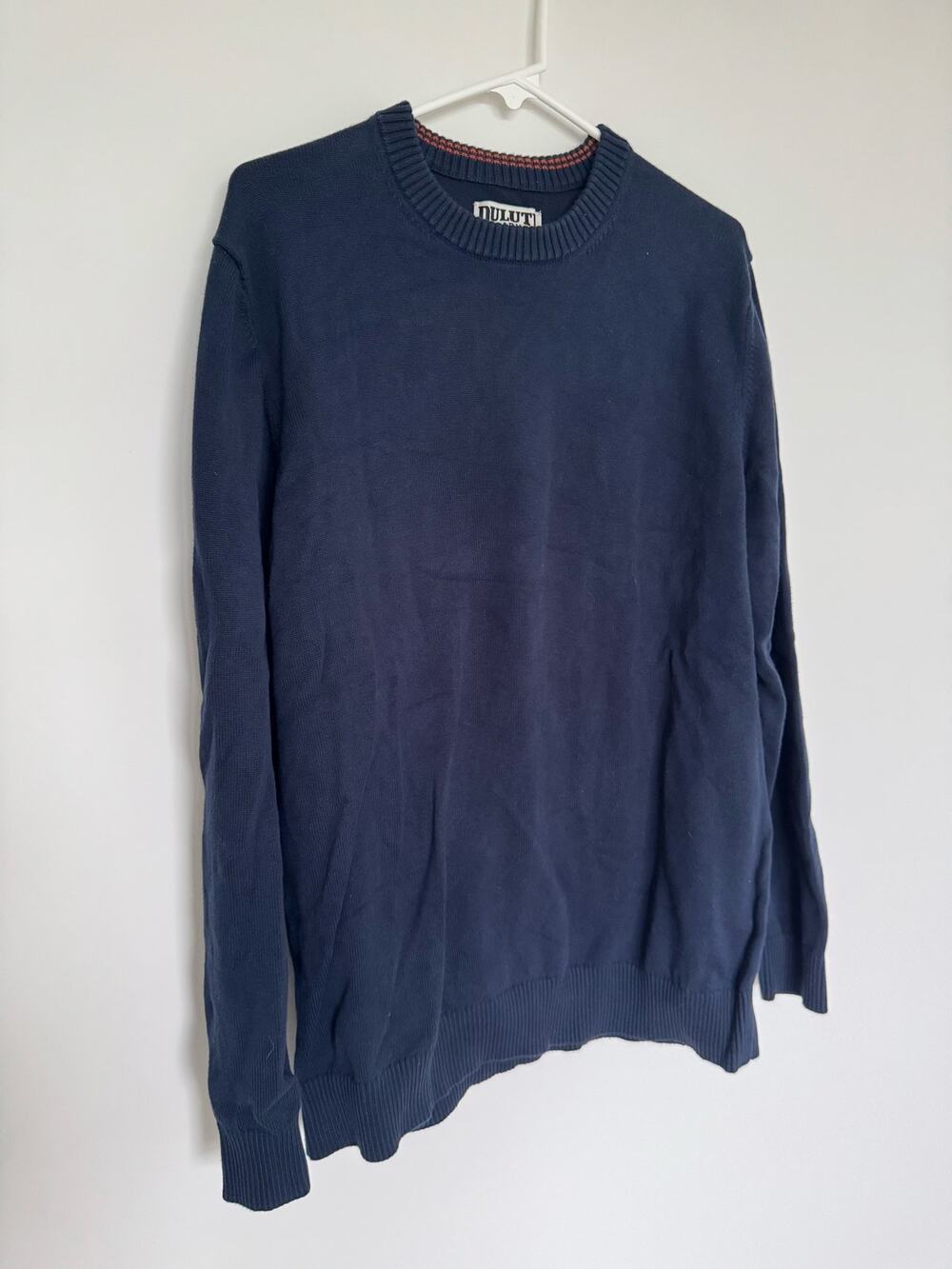Duluth Trading Company Men's Navy Crewneck Sweater XLT